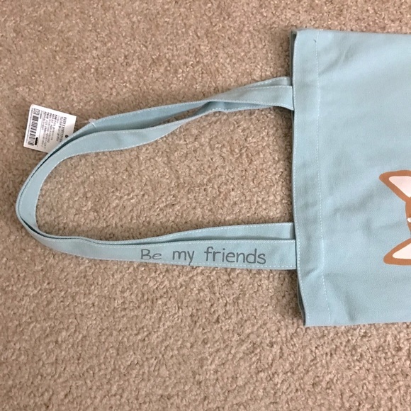 Welsh Corgi Shoulder Bag - Sky Blue - Picture 4 of 4